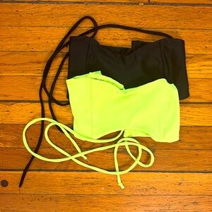 TIGERFRIDAY 💚🖤2 Sport Bras 🖤💚